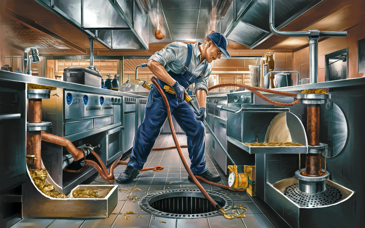 Grease Trap Service and Disposal Pumper-1200